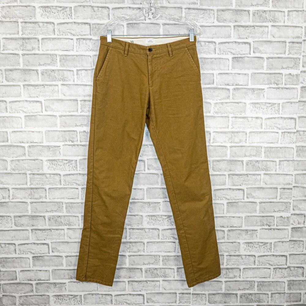 Apolis Global Citizen Utility Chino Pants in light brown khaki Men's size 30